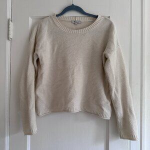 Cream Madewell Knit Sweater